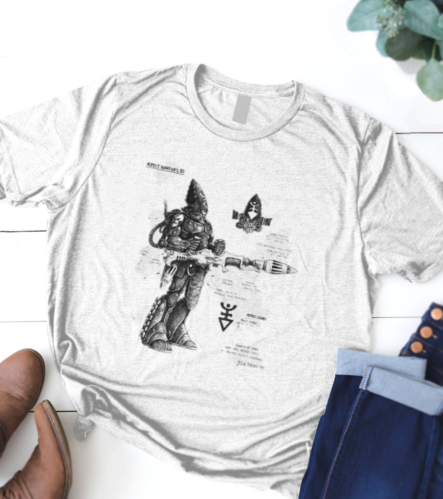 Dark Reaper Aspect Warriors Craftworlds Diagram Details T-Shirt