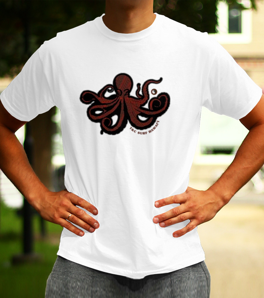 Octopus T&C Surf Hawaii Ocean Adventure T-Shirt