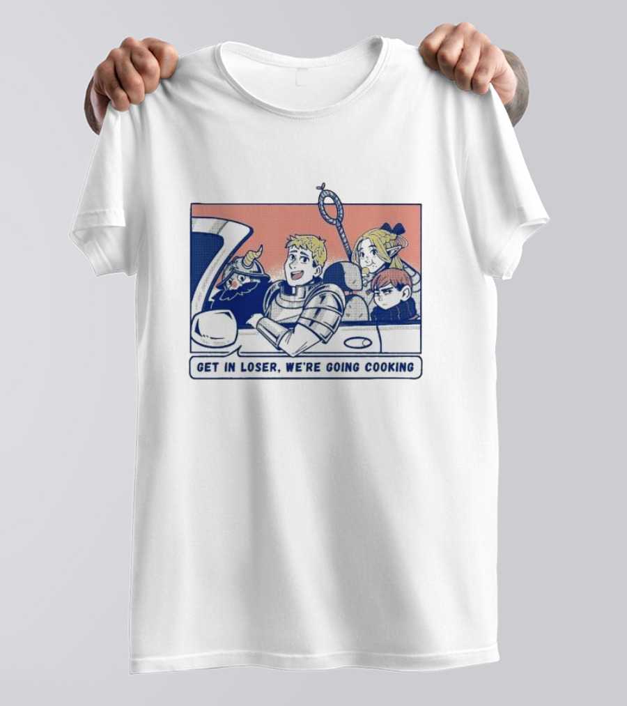 Get In Loser We're Going Cooking On Wednesdays We Eat Monsters T-Shirt