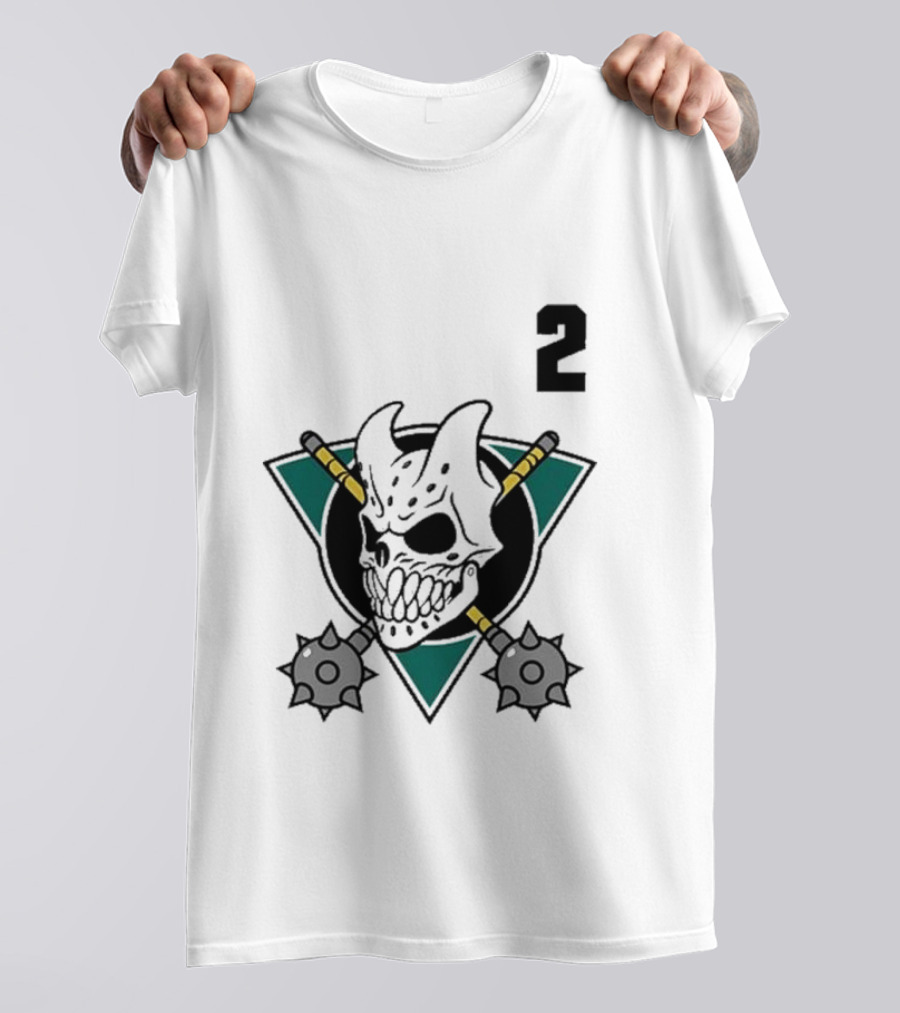 Slaughter To Prevail Hockey Skull Maces Logo 2 T-Shirt