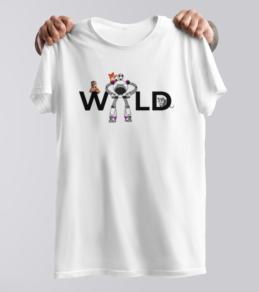 Wild Robot Movie Holiday Featuring Robot And Animals T-Shirt