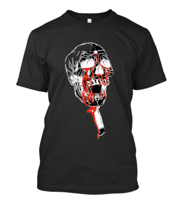 Benny And Spesh Black Skull Heavy Graphic T-Shirt