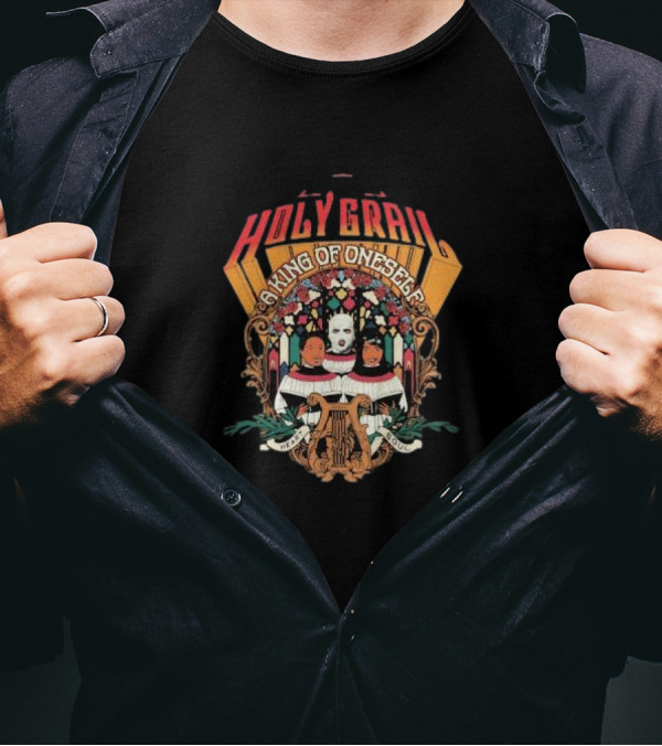 Holy Grail King Of Oneself Regal Mask Trio T-Shirt