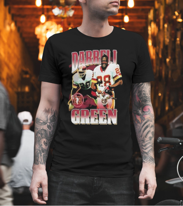 Darrell Green 28 Washington Commanders Mitchell And Ness Player T-Shirt