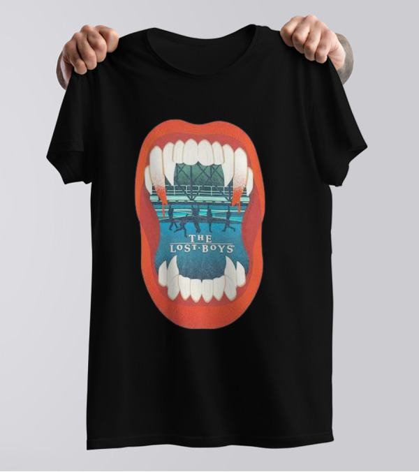 The Lost Boys Halloween Horror Iconic Vampire Mouth T-Shirt