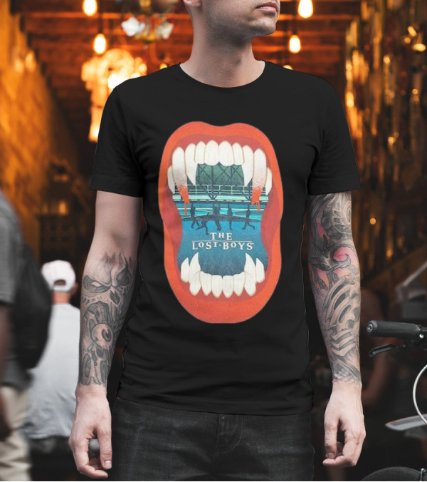 The Lost Boys Halloween Horror Iconic Vampire Mouth T-Shirt