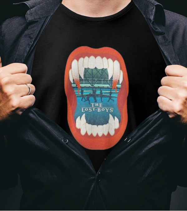 The Lost Boys Halloween Horror Iconic Vampire Mouth T-Shirt