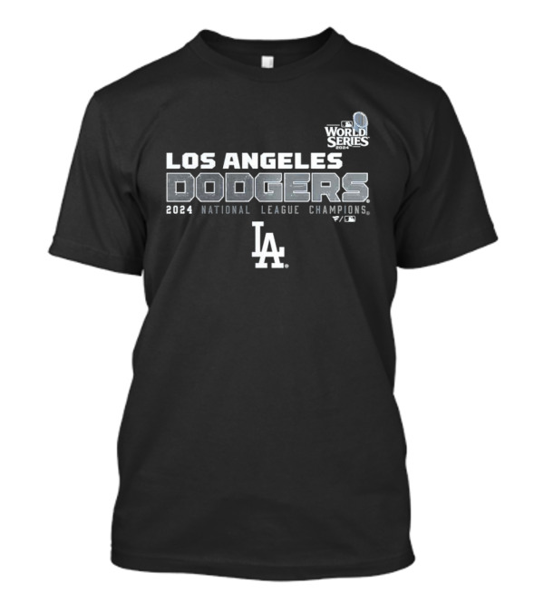Los Angeles Dodgers 2024 National League Champions World Series Custom Name And Number T-Shirt