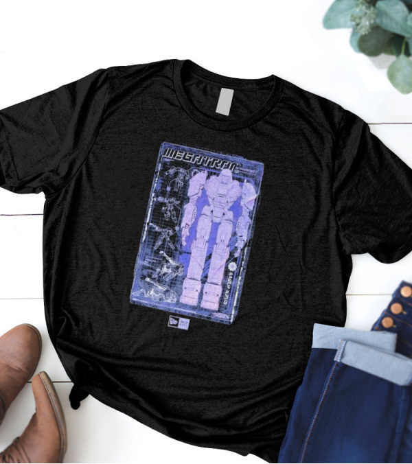New Era Transformers Megatron Blueprint Black T-Shirt