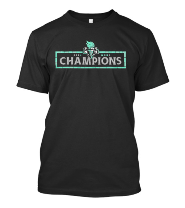 New York Liberty 2024 WNBA Champions Subway Tile Design Essentials T-Shirt