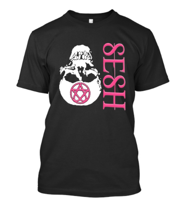 Team Sesh Skull Pentagram Seshagram T-Shirt