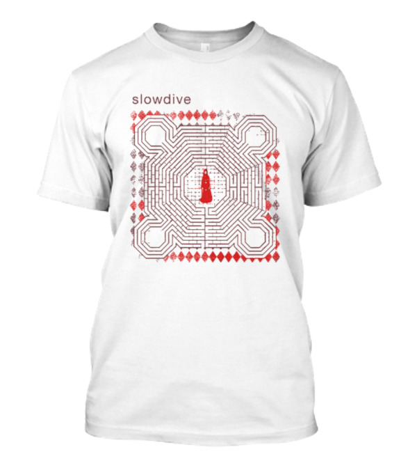 Slowdive Everything Is Alive Labyrinth Ecru T-Shirt