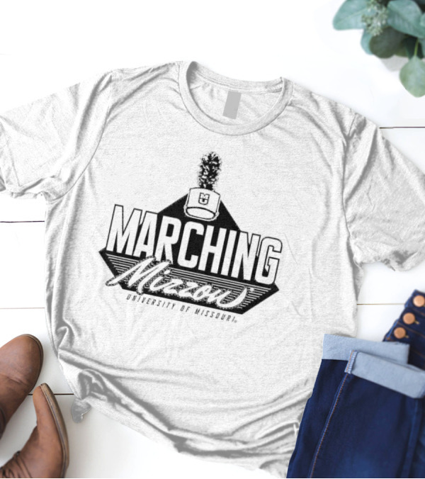 Marching Mizzou University Of Missouri Tiger Head Shako T-Shirt