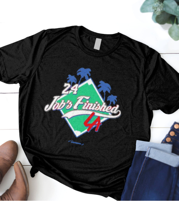 24 Job's Finished LA Palms Green Diamond T-Shirt