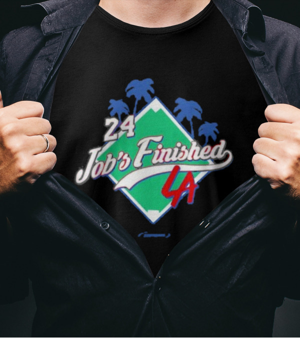 24 Job's Finished LA Palms Green Diamond T-Shirt