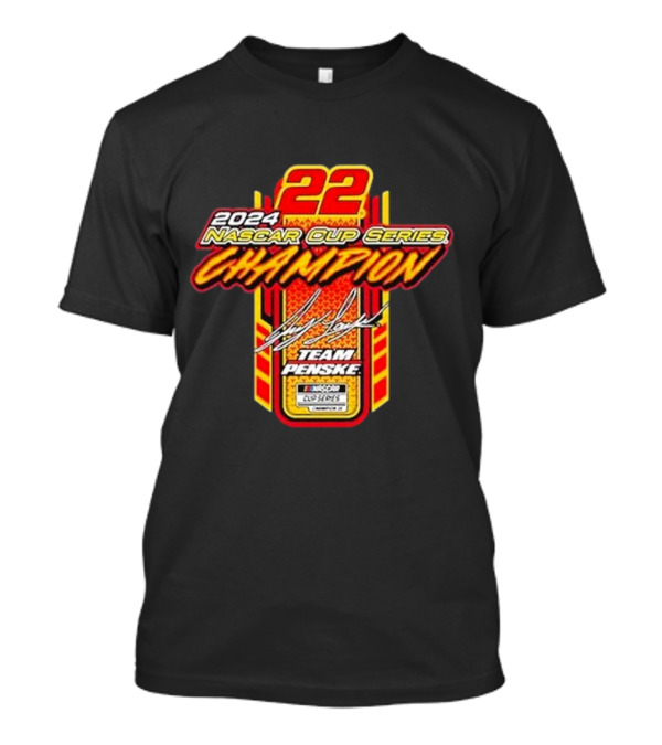 Joey Logano 2024 Nascar Cup Series Champion Team Penske 22 T-Shirt