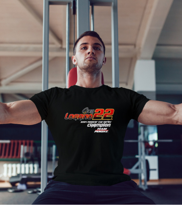 Joey Logano 22 2024 Nascar Cup Series Champion Team Penske T-Shirt