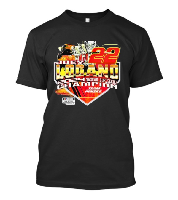 Joey Logano 22 Team Penske 2024 NASCAR Cup Series Champion T-Shirt