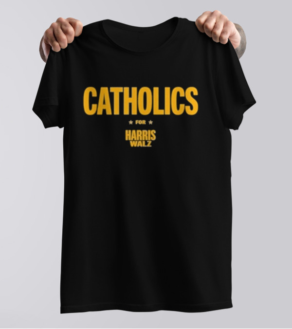Christopher Hale Catholics For Harris Walz T-Shirt