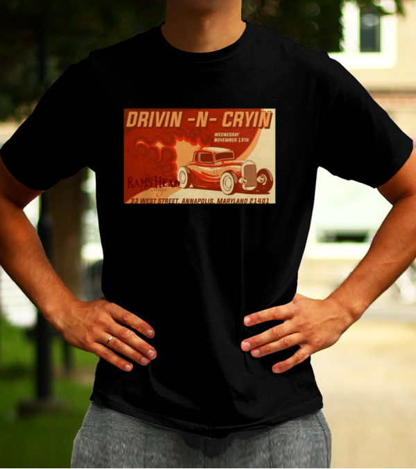 Drivin N Cryin Live At Rams Head On Stage Annapolis MD Nov 13 2024 Event T-Shirt