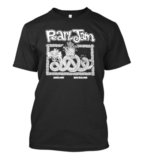 Pearl Jam Auckland New Zealand Dark Matter World Tour Merch Nov 8 2024 Mt Smart Stadium Two Sides T-Shirt