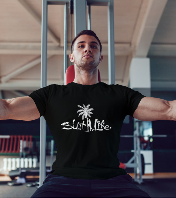 Slut Life Salt Life With Palm Tree T-Shirt
