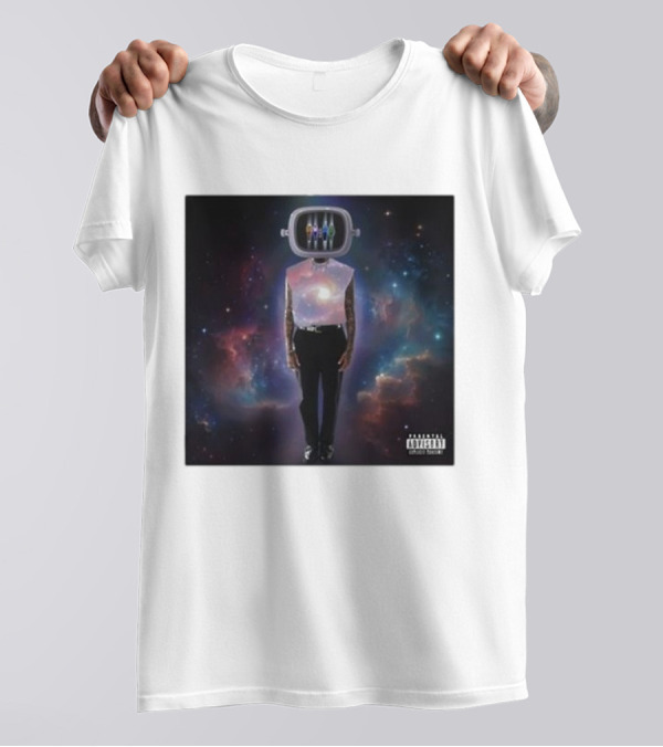 1111 Galaxy Television Head Signed Vinyl T-Shirt