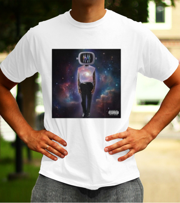 1111 Galaxy Television Head Signed Vinyl T-Shirt