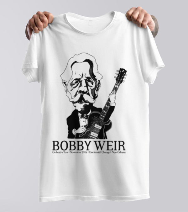 Bobby Weir Orchestra Tour November 2024 Cincinnati Chicago New Orleans T-Shirt