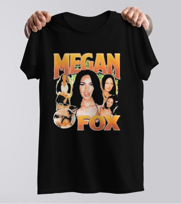 Megan Fox 90s Retro Collage T-Shirt