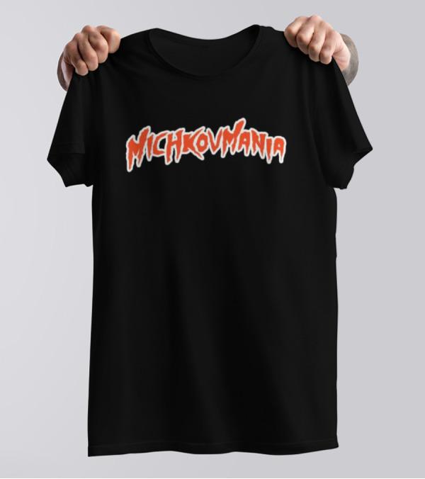 Michkov Mania Rugged Lettering T-Shirt