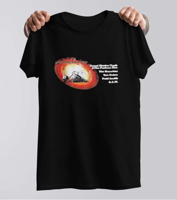 Rock And Roll Hall Of Fame Grand Master Flash The Furious Five The Ronettes Van Halen Patti Smith R.E.M T-Shirt