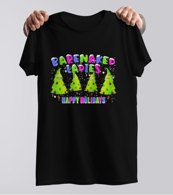 Barenaked Ladies Happy Holidays Trees 2024 Snowflake Festive T-Shirt