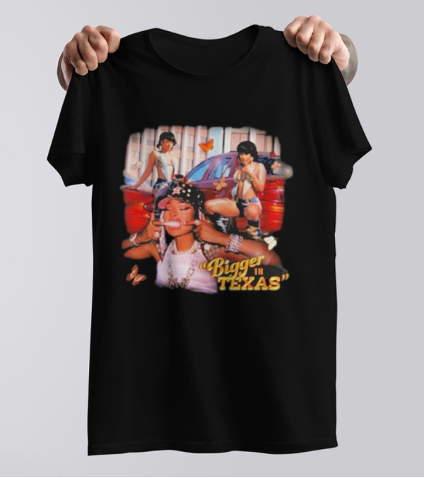 Bigger In Texas 2024 Butterfly Car Girls T-Shirt