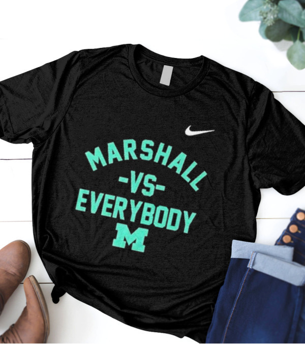 Marshall Vs Everybody Football Marshall M T-Shirt