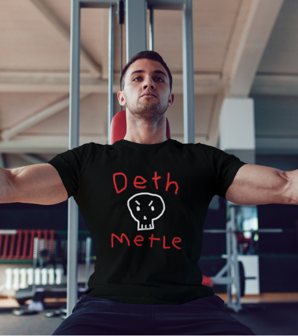 Deluxe Deth Metle Skull T-Shirt