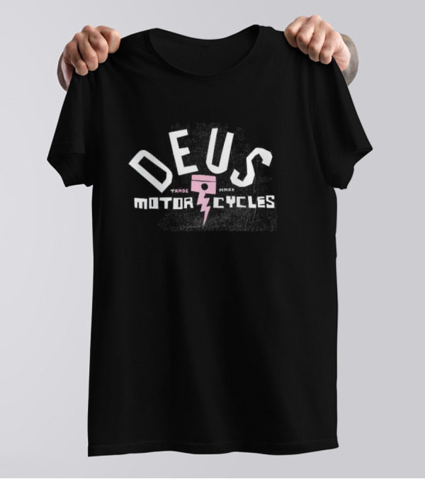 Deus Ex MaChina Trade Mark Motorcycles Pisstin T-Shirt