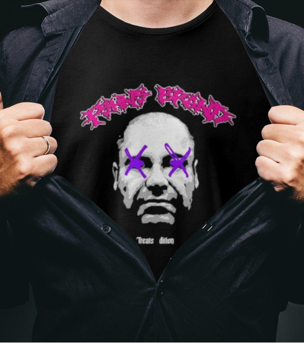 Purple X Eyed Wanted Chapo Treats Edition Bold Graffiti T-Shirt