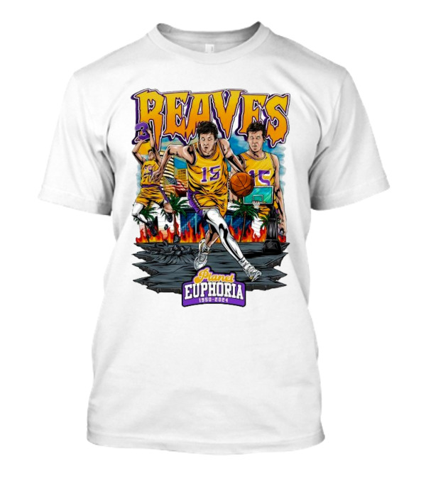 Reaves Planet Euphoria 1950 2024 Basketball Journey T-Shirt