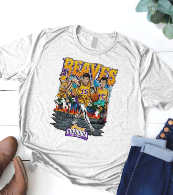 Reaves Planet Euphoria 1950 2024 Basketball Journey T-Shirt