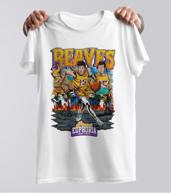 Reaves Planet Euphoria 1950 2024 Basketball Journey T-Shirt