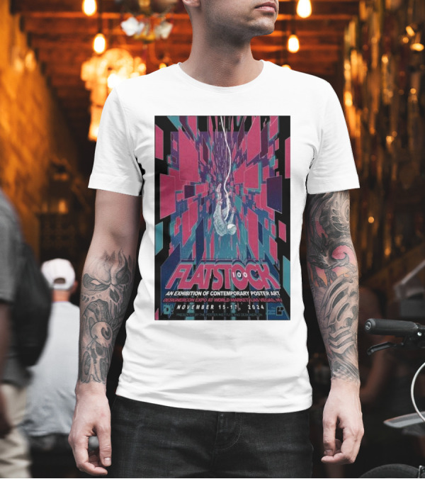 Flatstock Contemporary Poster Art Exhibition November 15-17 2024 World Market Center Las Vegas T-Shirt