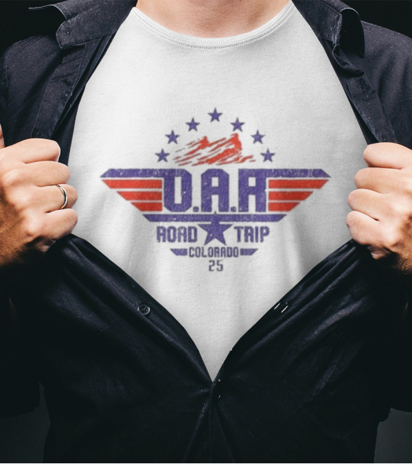 O.A.R. Road Trip Colorado 2025 Stars And Stripes Mountain Adventure T-Shirt