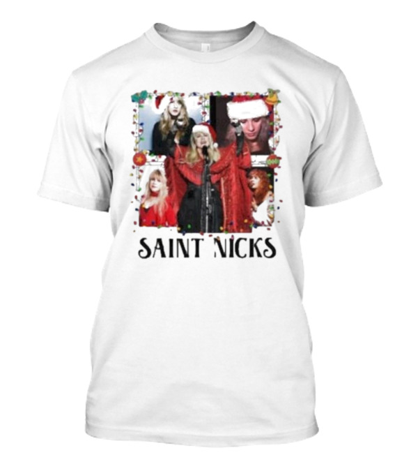 Saint Nicks Legend Stevie Nicks Xmas 2024 Holiday T-Shirt