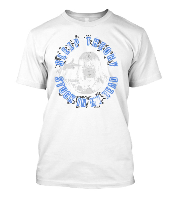 Sleep Theory Stuck In My Head 2024 Anime Aesthetic Outline T-Shirt