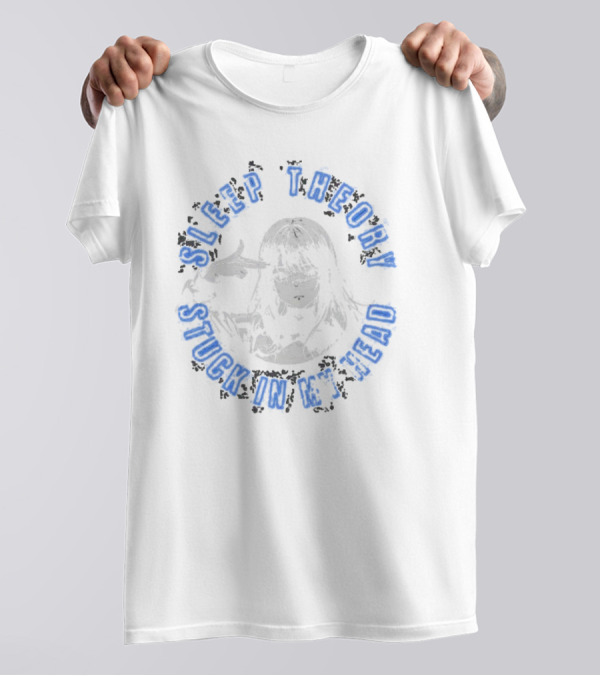 Sleep Theory Stuck In My Head 2024 Anime Aesthetic Outline T-Shirt