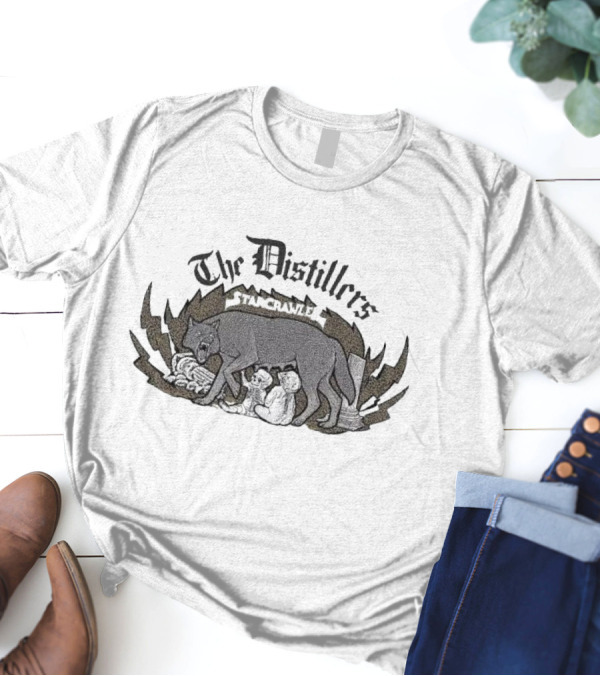 The Distillers Starcrawler Wolf And Child T-Shirt