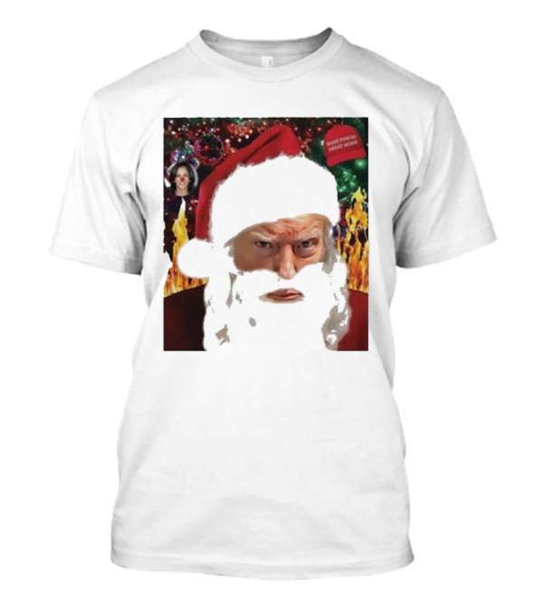 Make Trump Great Again Santa Shot 2024 Christmas T-Shirt