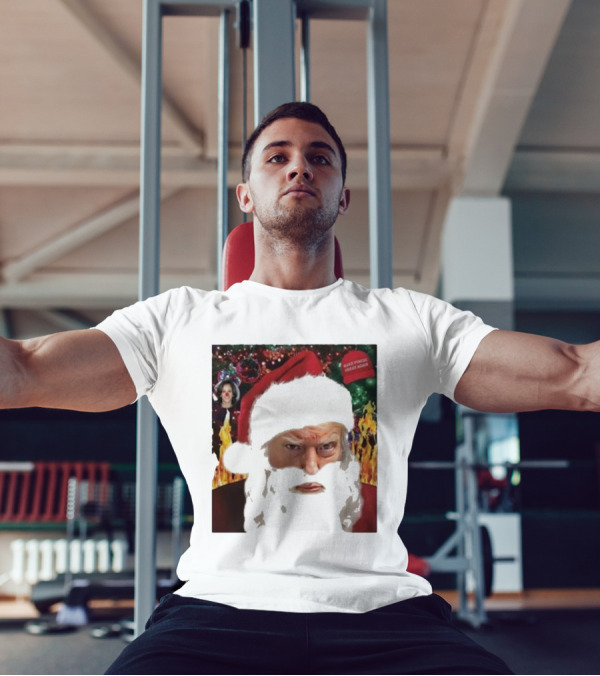 Make Trump Great Again Santa Shot 2024 Christmas T-Shirt