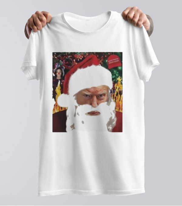 Make Trump Great Again Santa Shot 2024 Christmas T-Shirt